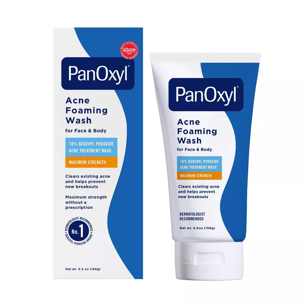 Panoxyl 10% Benzoyl Peroxide Acne Foaming Wash - 5.5Oz