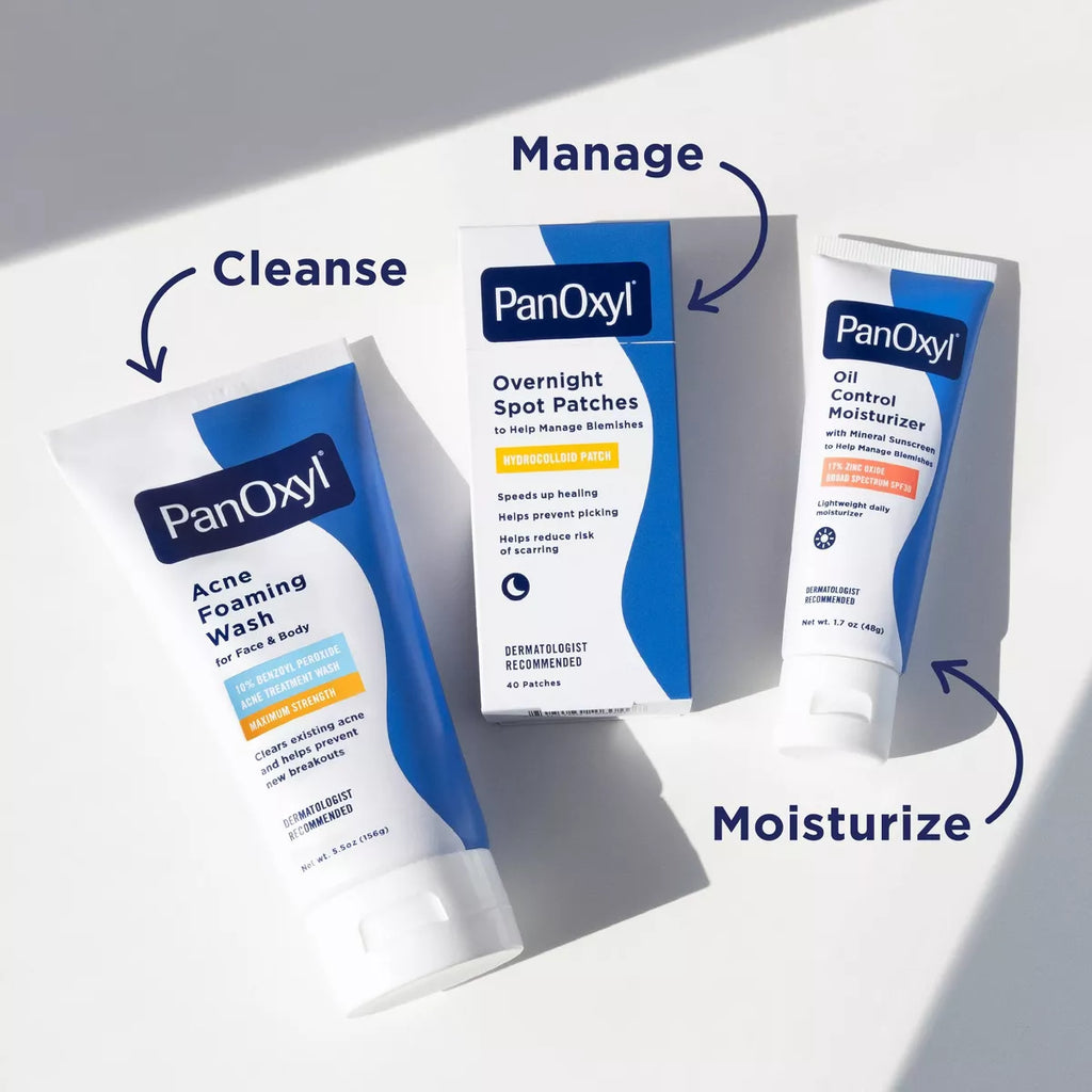 Panoxyl 10% Benzoyl Peroxide Acne Foaming Wash - 5.5Oz