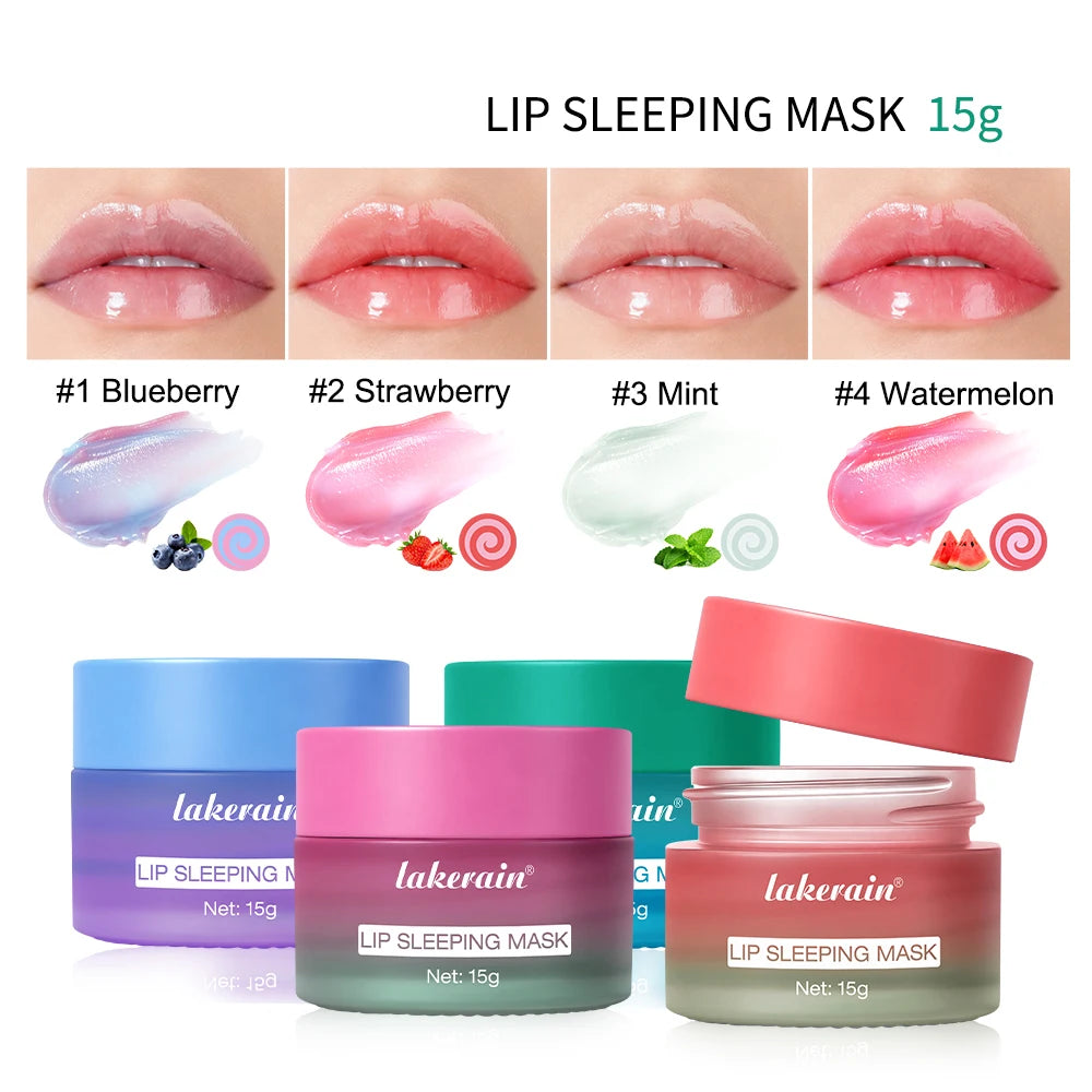 Dual color lip mask texture