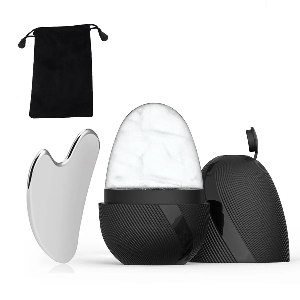 Ice roller and gua sha set