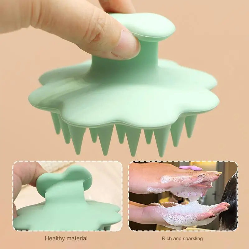 Soft silicone bristles